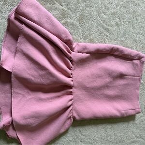 ASOS Textured Pink Fabric Skirt